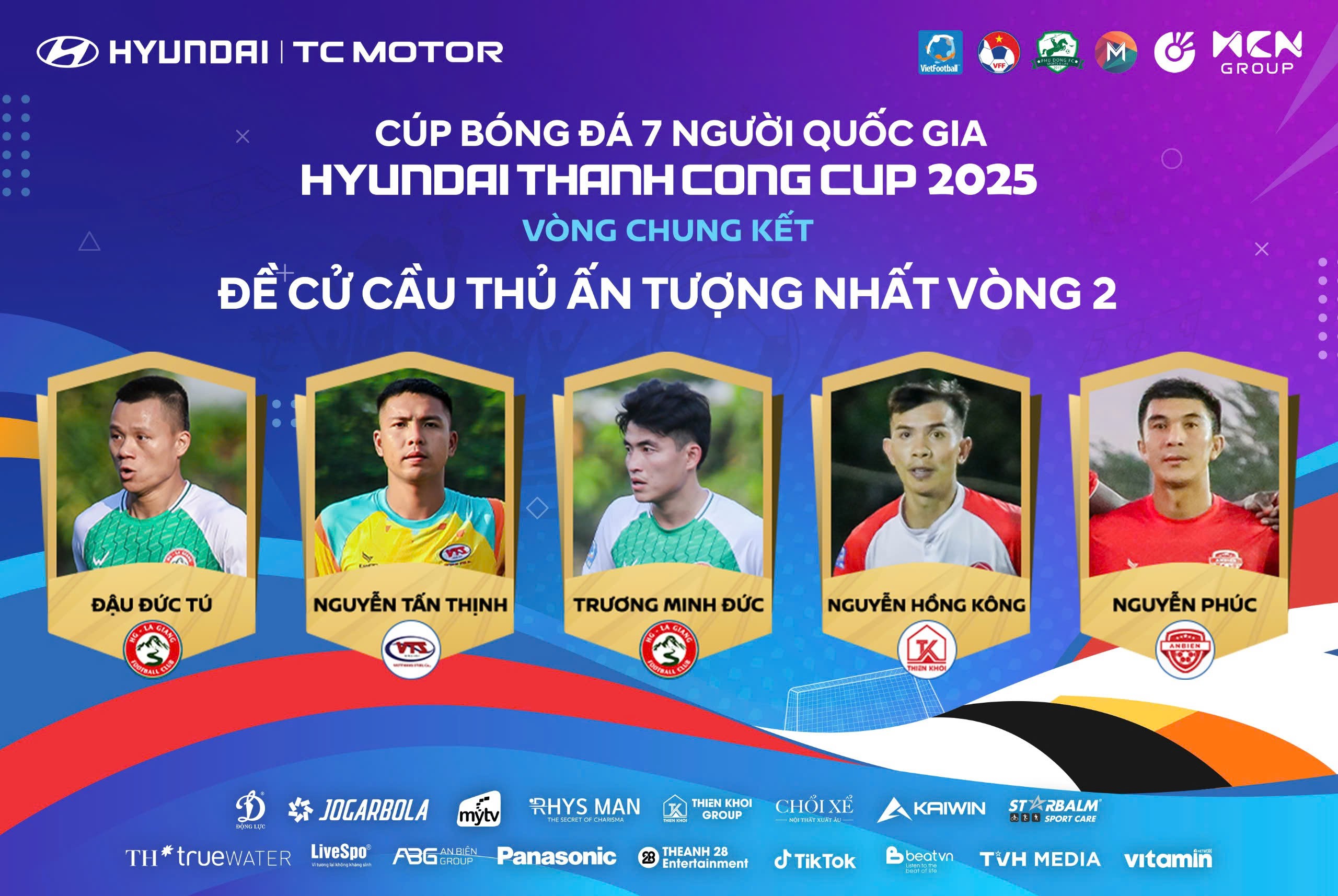 Bình chọn cầu thủ ấn tượng vòng 2 VCK VSC-S5